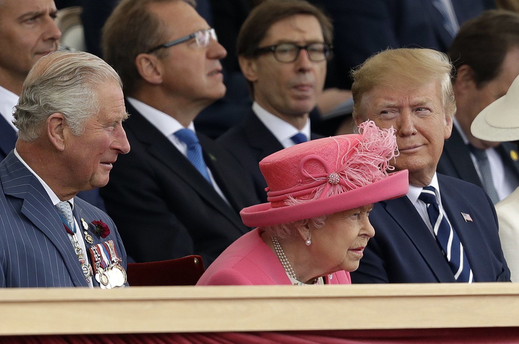 Donald Trump y Reina Isabel II